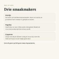 Wat zit er in de Tex Mex kruidenmix