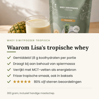 Waarom Lisa's tropische whey: voordelen op een rij