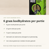 Edamame pasta kenmerken