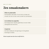 Wat zit er in de vis kruidenmix