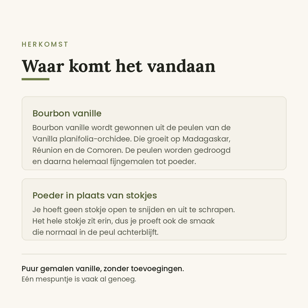 Herkomst van Bourbon vanille