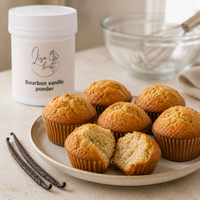Koolhydraatarme vanillemuffins