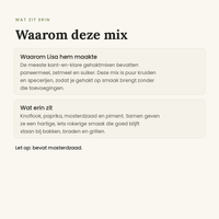 Waarom deze vlees kruidenmix en wat erin zit