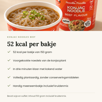 Konjac noodles beef kenmerken