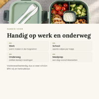 Lunchbox handig op werk en onderweg