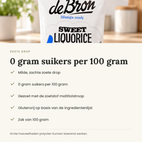 Zoete drop Sweet Liquorice kenmerken