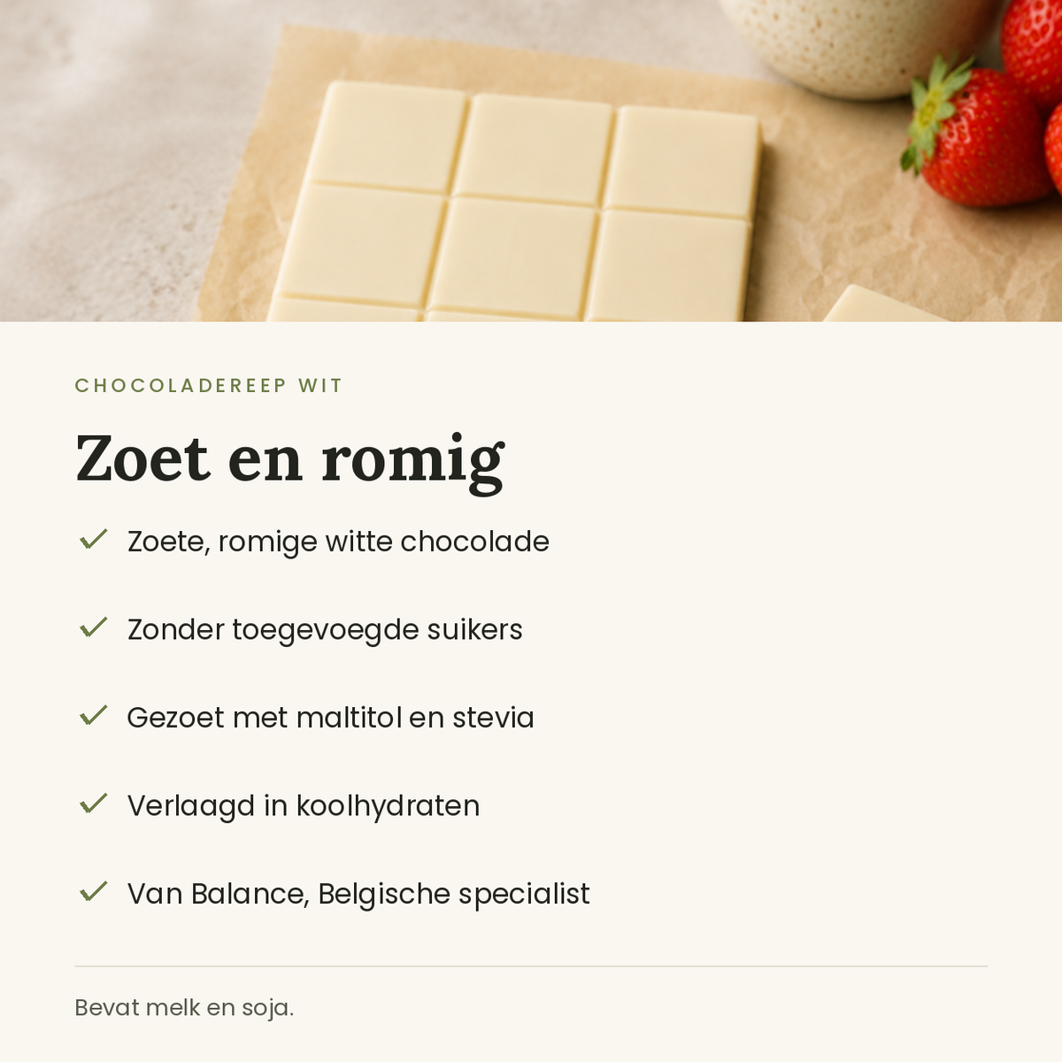Witte chocolade voordelen