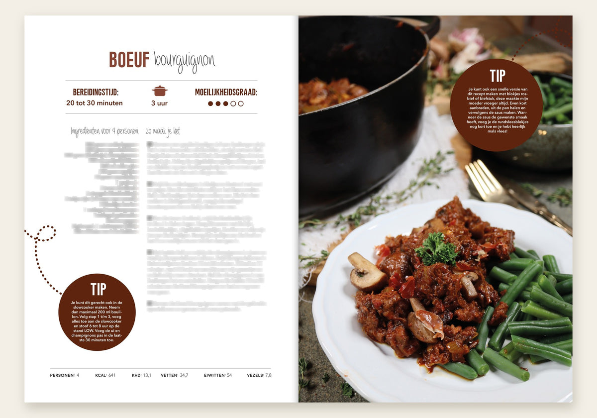 Lisa Kookt Koolhydraatarme Wereldgerechten inkijk: boeuf bourguignon