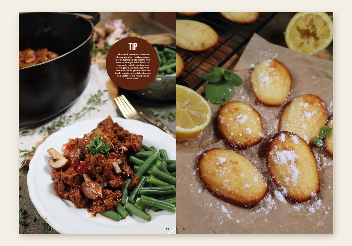 Lisa Kookt Wereldgerechten: boeuf bourguignon en madeleines