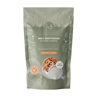 Whey Eiwitpoeder Cookies & Cream