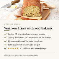 Voordelen van Lisa's Witbrood bakmix