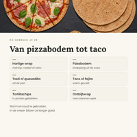 Wraps volkoren toepassingen