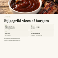 BBQ saus Rabeko toepassingen