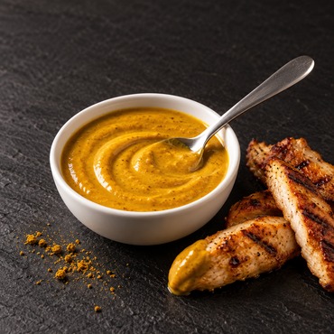 Curry saus Rabeko met kipreepjes