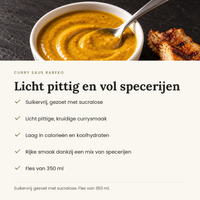 Curry saus Rabeko voordelen