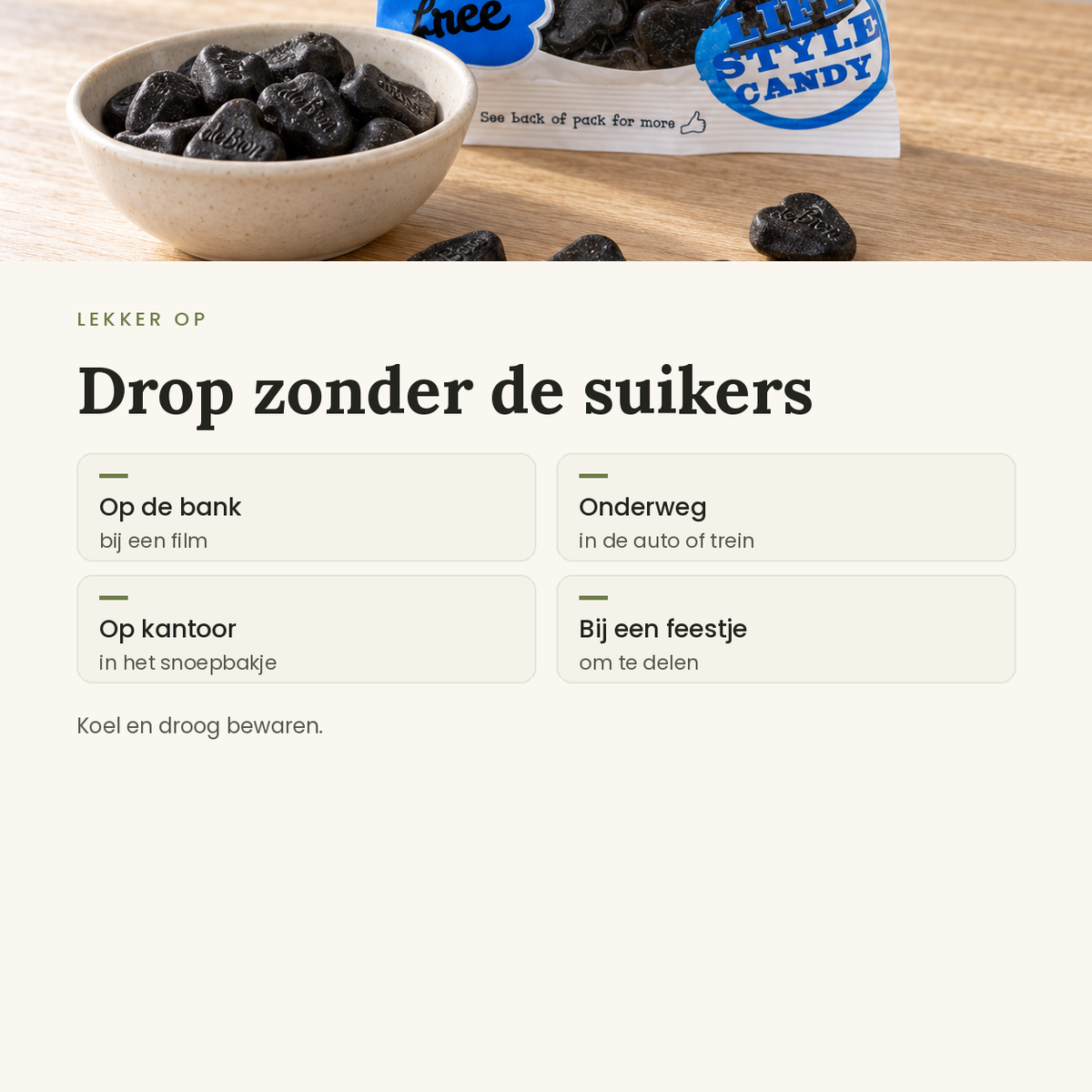 Zoute drop Salty Liquorice toepassingen