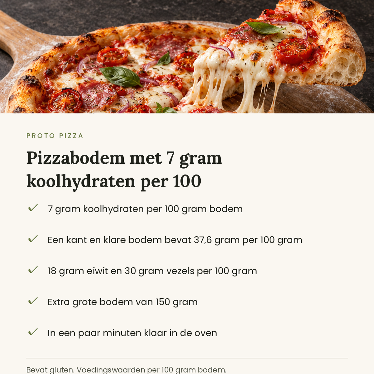 Proto Pizza voordelen