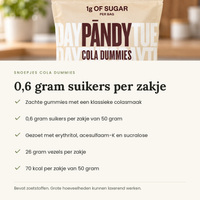 Snoepjes Cola Dummies kenmerken