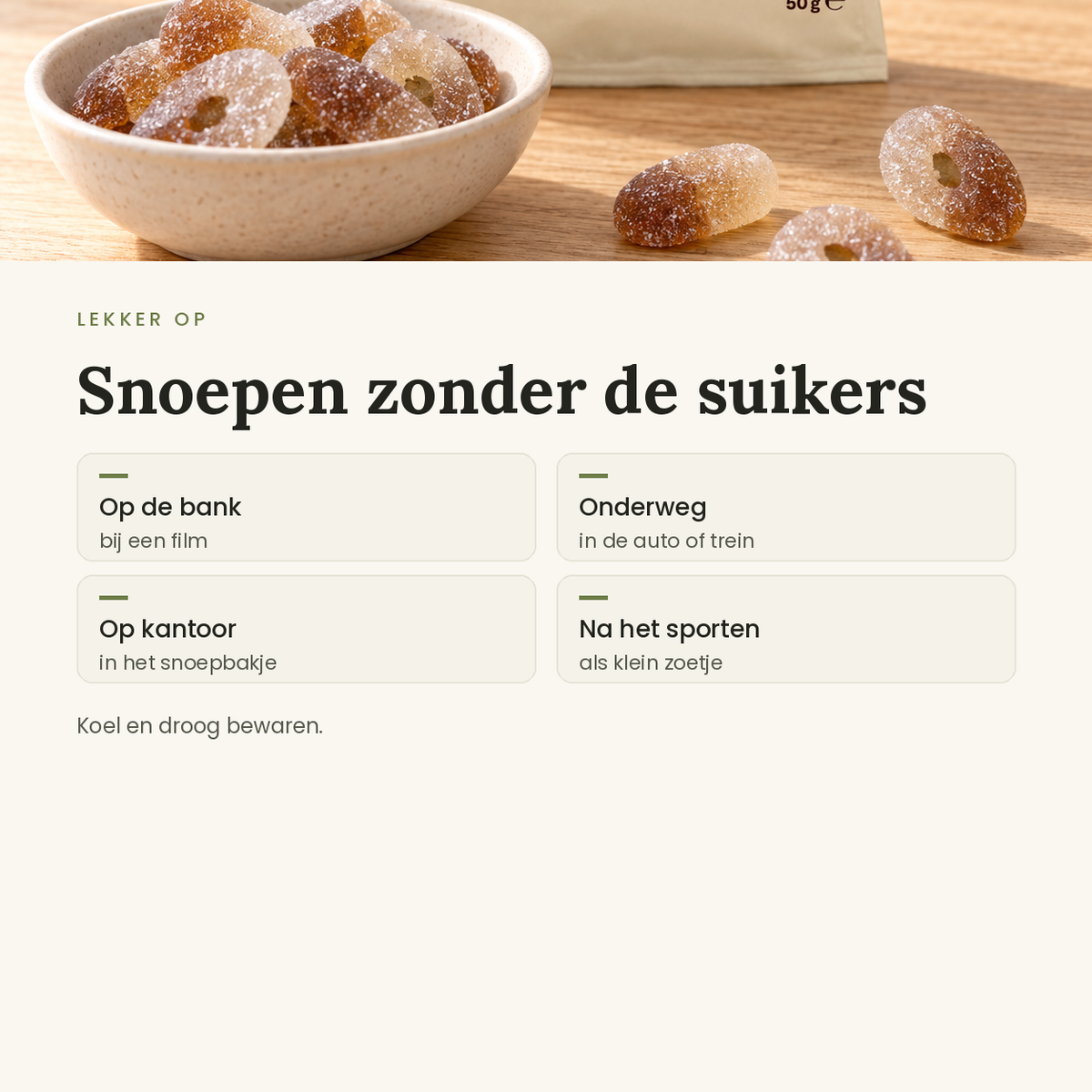 Snoepjes Cola Dummies toepassingen