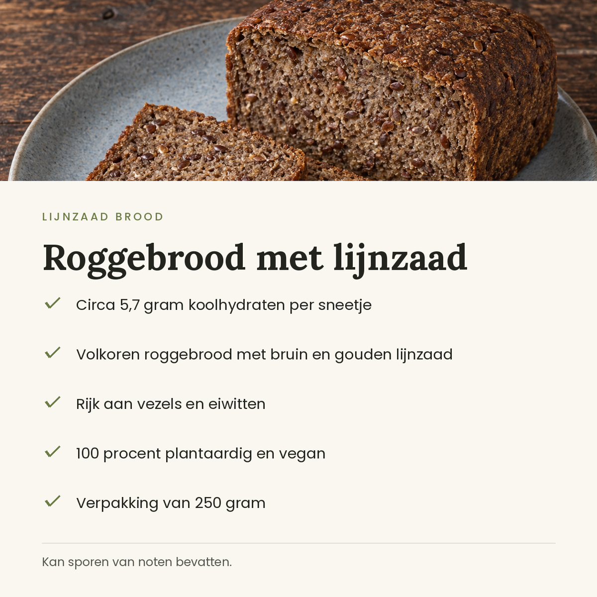 Lijnzaad brood voordelen